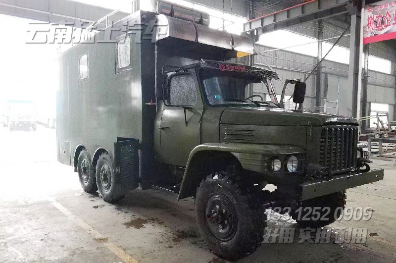 東風炊事車,移動廚房車,EQ2082E6D,后勤保障車,戶外烹飪就餐