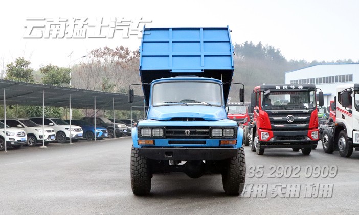 EQ2100自卸汽車,5噸尖頭自卸車,東風(fēng)藍(lán)自卸車,出口車專供,六驅(qū)自卸車,6*6公路運輸車