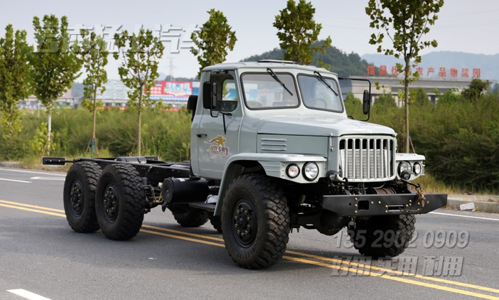 EQ2100E6D,6x6越野底盤,210馬力尖頭卡車,東風經典底盤,專用車出口,專用車改裝